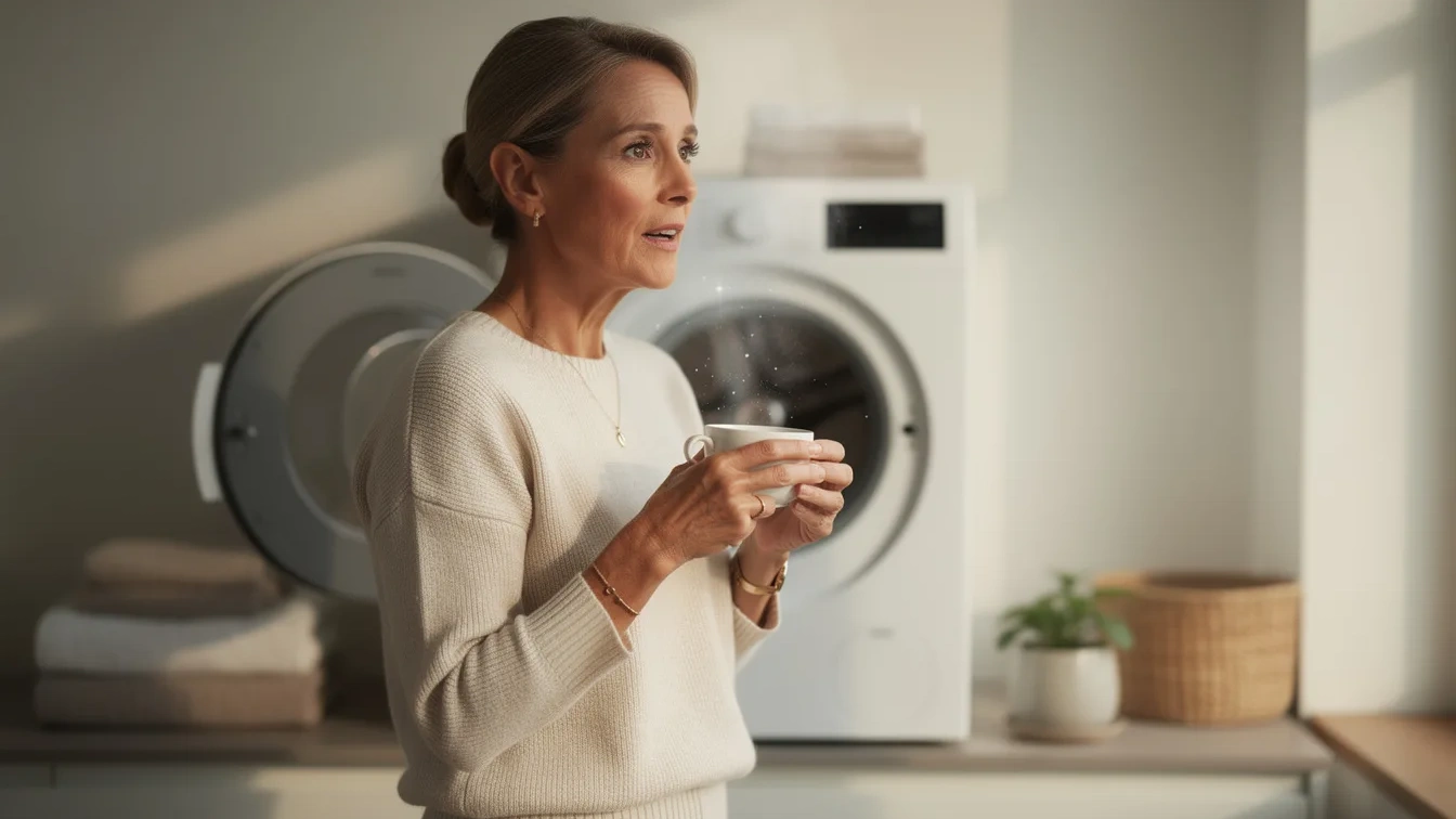 Huisvrouw onthult waarom één kopje in de trommel je wasmachine volledig ontkalkt
