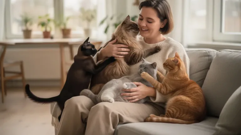 Waarom deze 5 kattenrassen meer van hun baasje houden dan van hun eigen leven