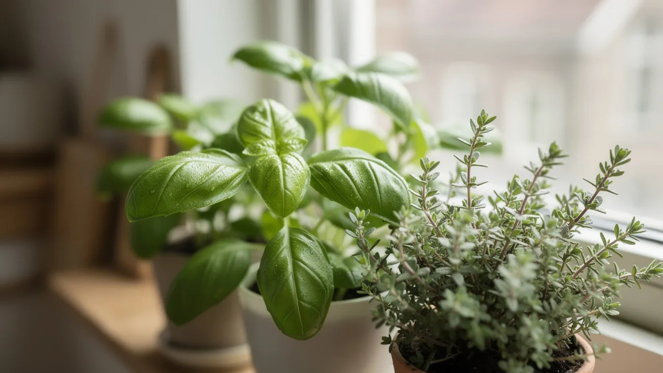Altijd verse kruiden: De methode om basilicum en tijm binnen te kweken