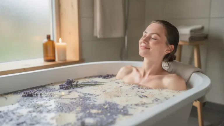 Angstverlichting: Dit DIY-bad met lavendel en havermelk smelt stress weg