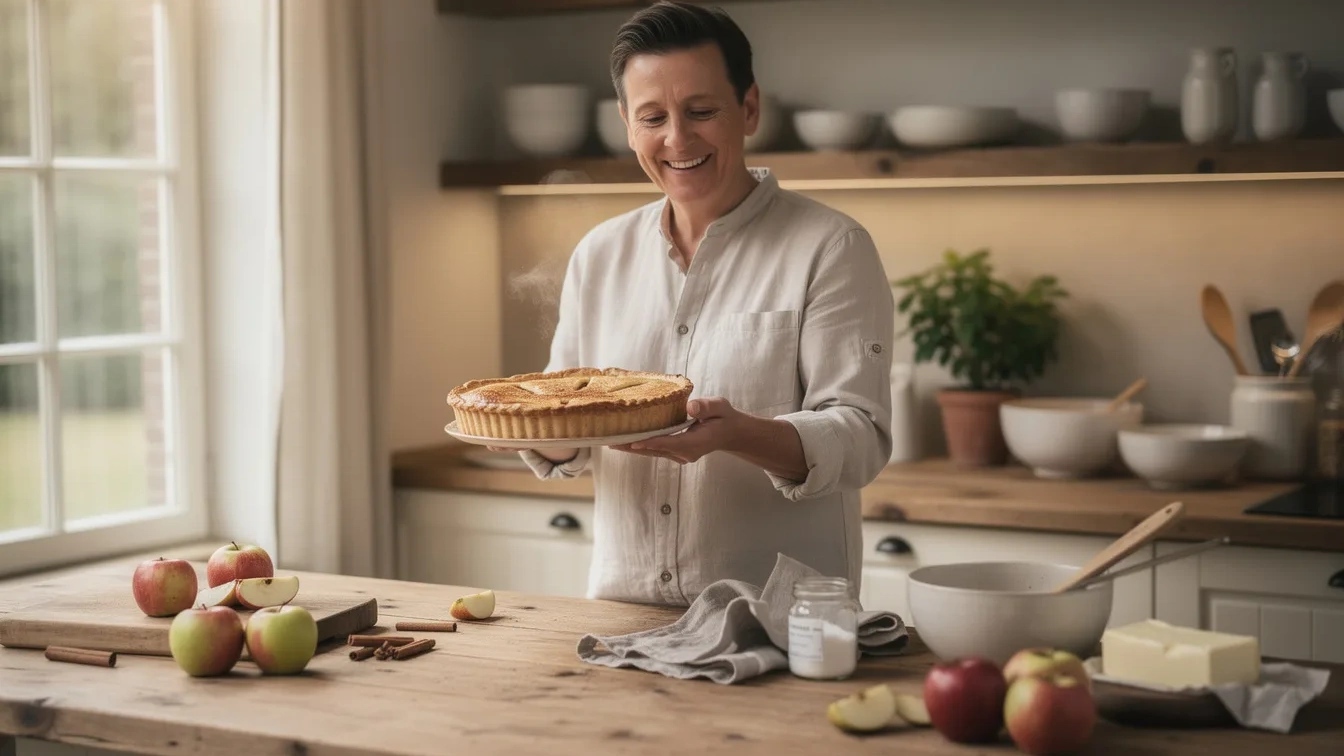 Bekende tv-chef onthult de simpele truc die appeltaart onvergetelijk maakt