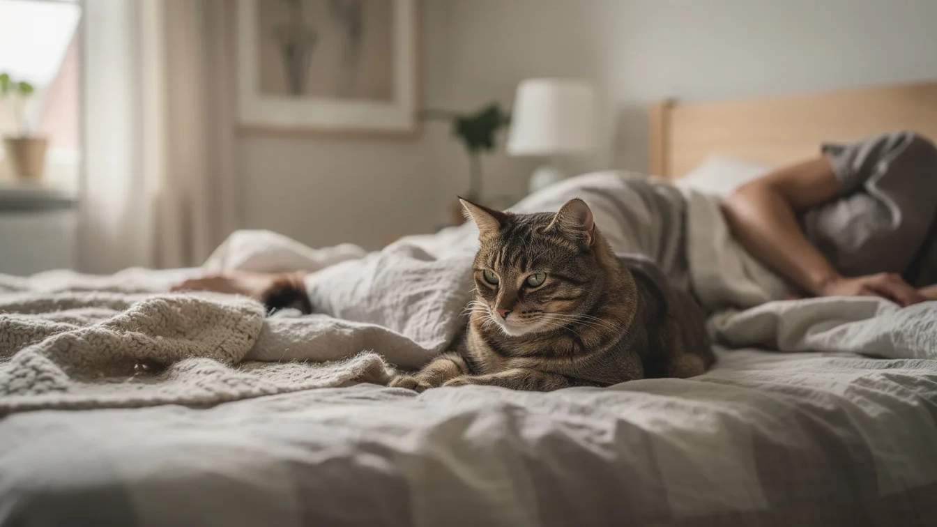 De “Alpha Sleep” regel: Hoe je kat beslist bij wie hij in bed gaat liggen