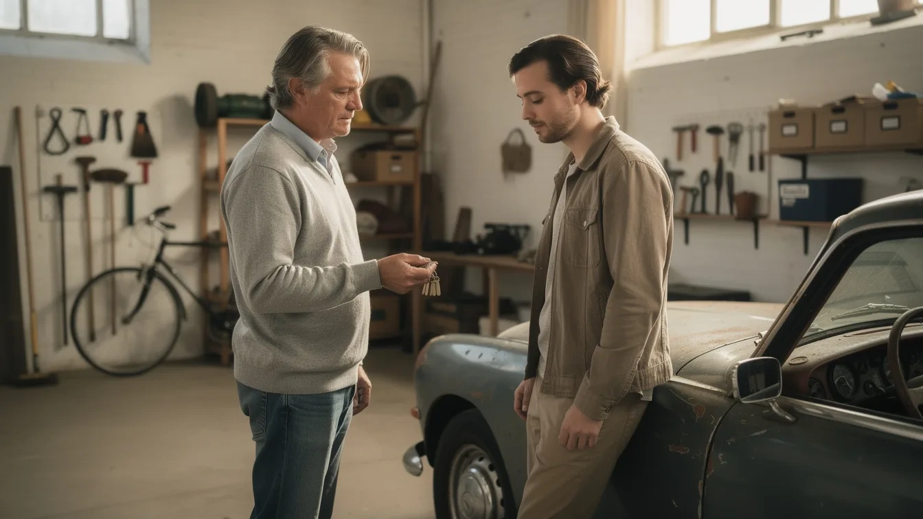 De erfenis-discussie: Waarom een vader zijn zoon slechts een oude auto gaf