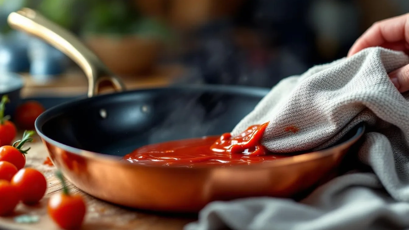 De ‘ketchup-truc’: Waarom je je koperen pannen moet insmeren met tomatenketchup
