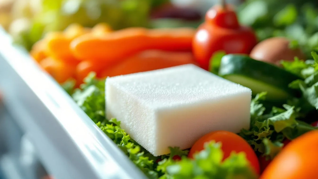 De reden waarom je een spons in de groentela van de koelkast moet leggen