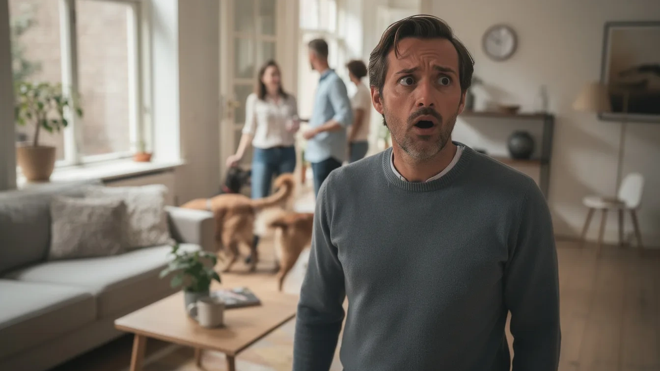 De schokkende ontdekking van een baasje toen de hondenoppas vreemden meebracht