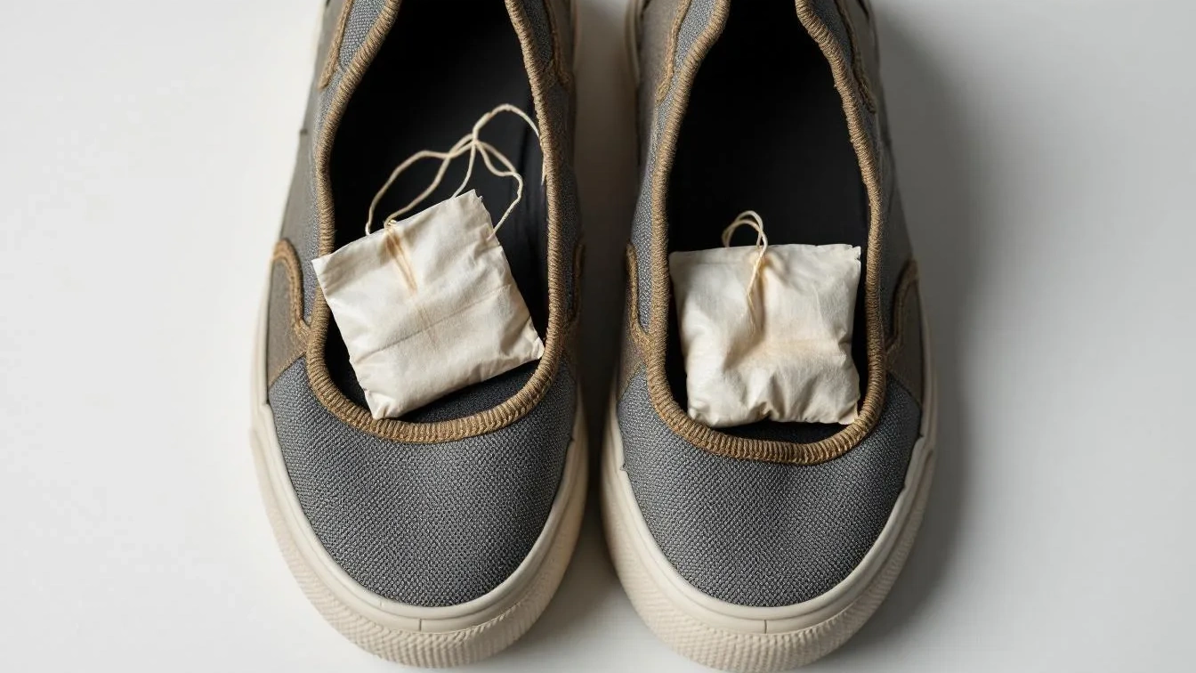 De ‘theezakjes-truc’: Waarom je ze direct in je stinkende schoenen moet leggen