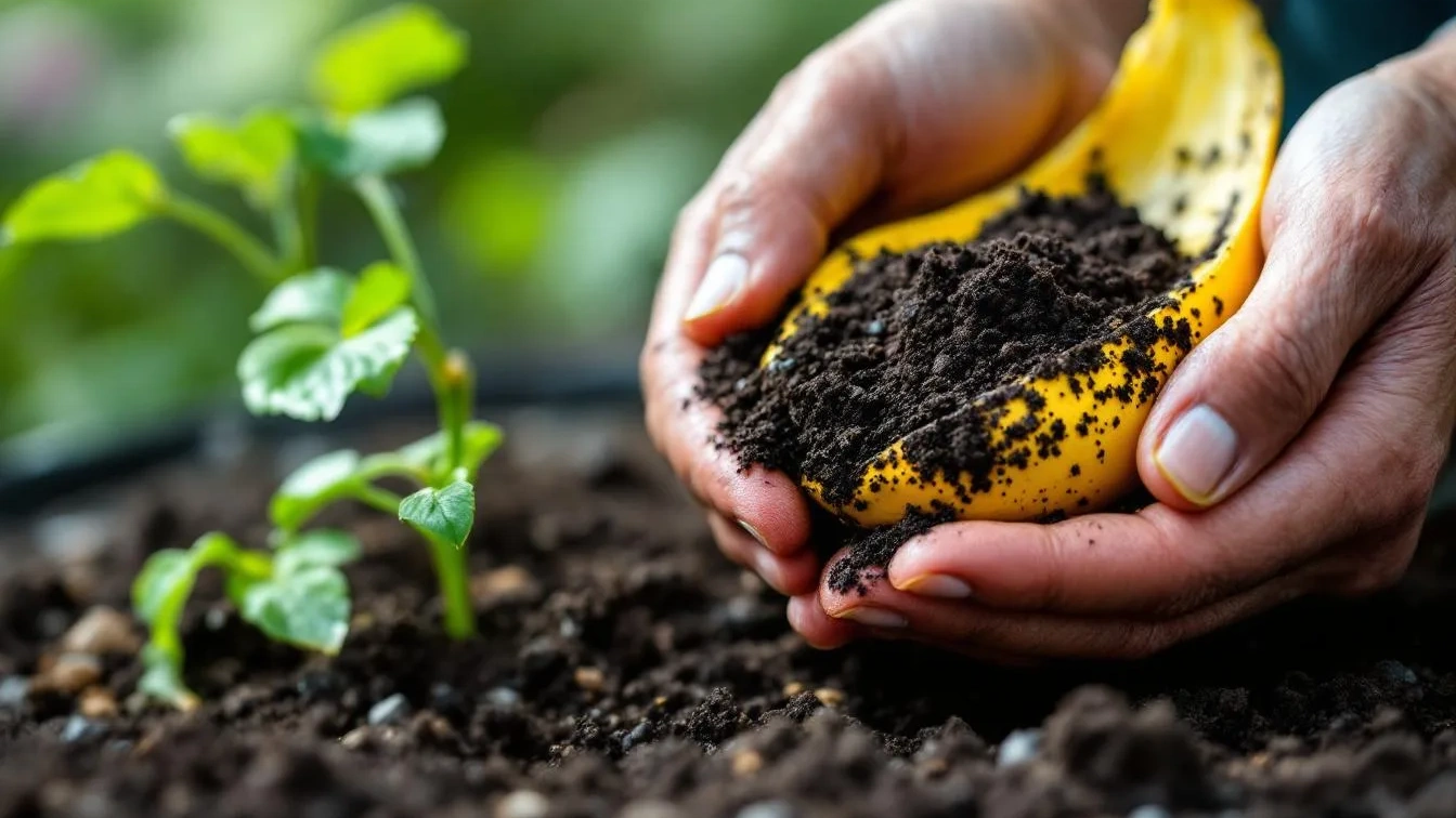 Doe dit met een banaan voordat je een nieuwe plant in de grond zet