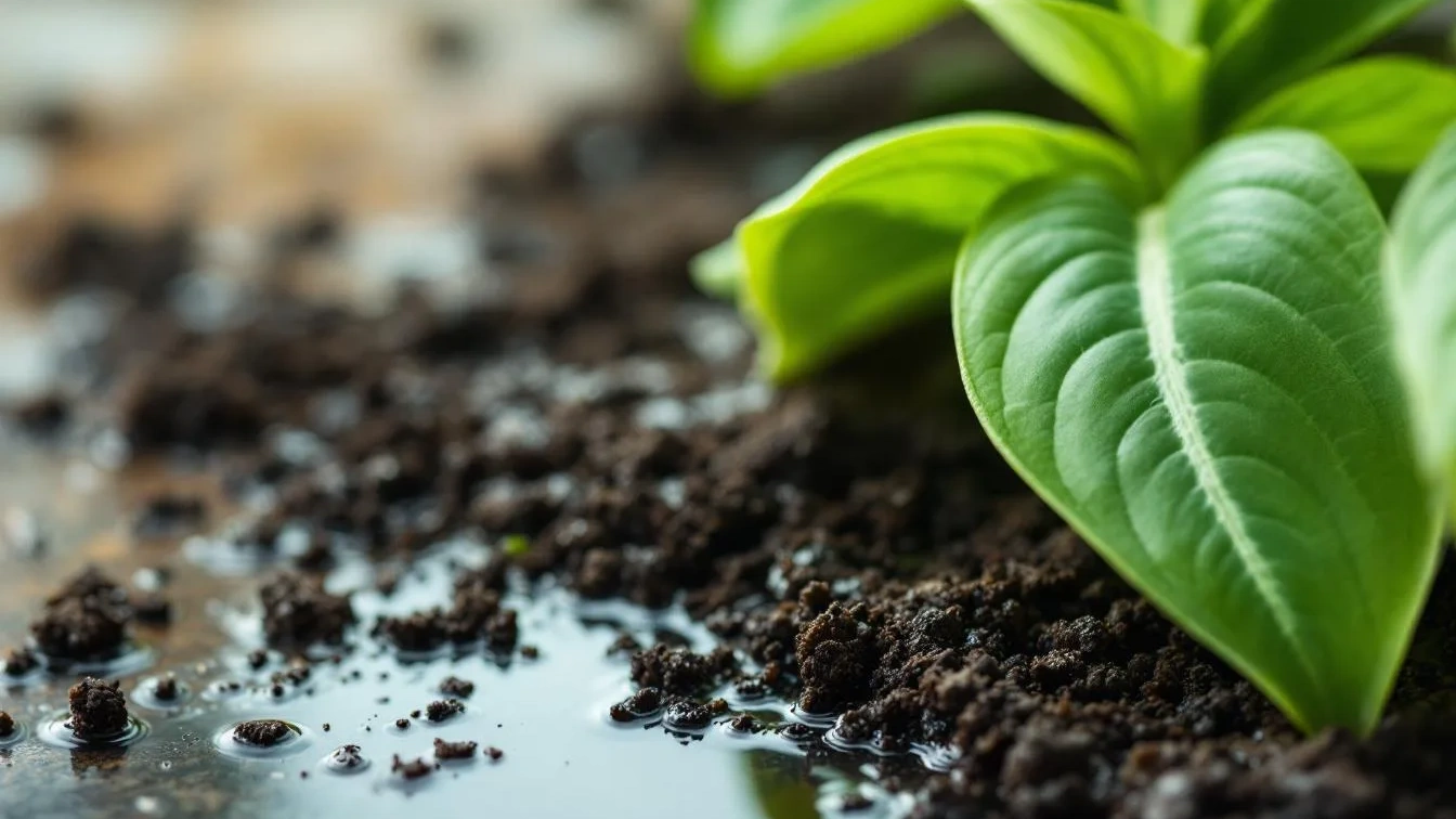 Dorstige plant? Waarom bladeren soms slap hangen terwijl de aarde juist kletsnat is