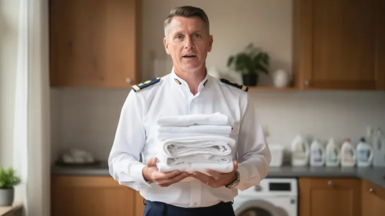 Een marineofficier onthult het verrassende geheim voor witte was zonder bleekmiddel