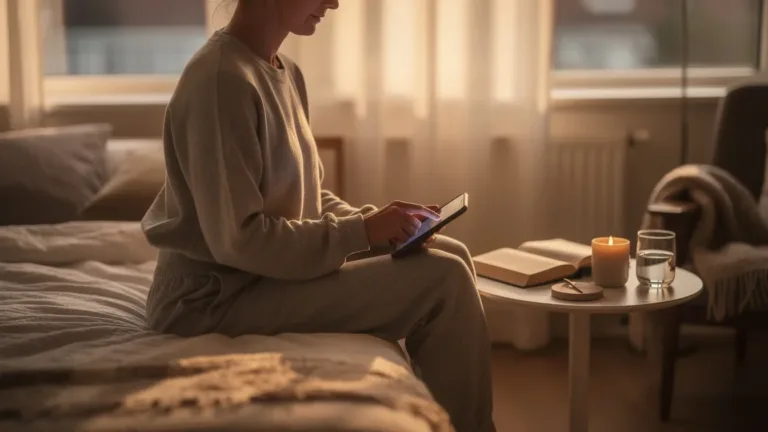 Eén uur voor bedtijd: Waarom apparaten uitzetten het geheim is voor diepe slaap