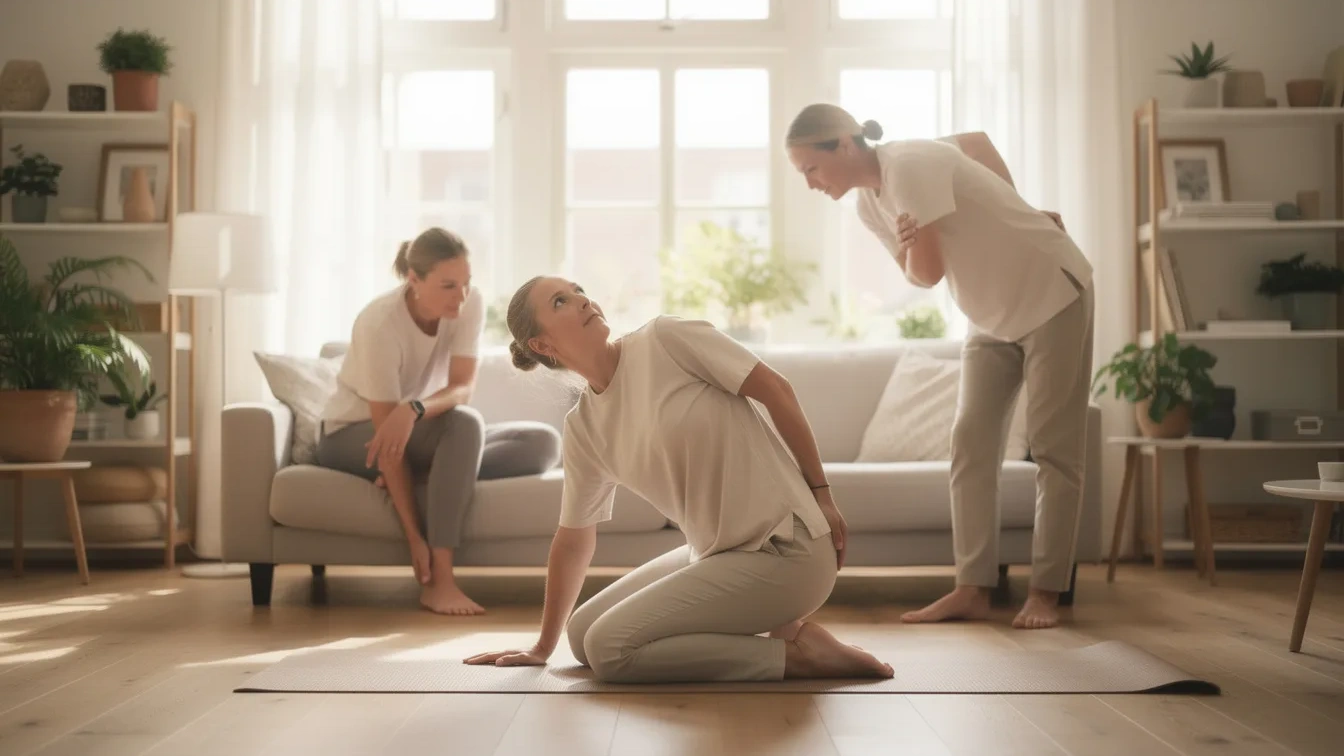 Fysiotherapeut onthult vijf zachte oefeningen die rugpijn verlichten in minuten
