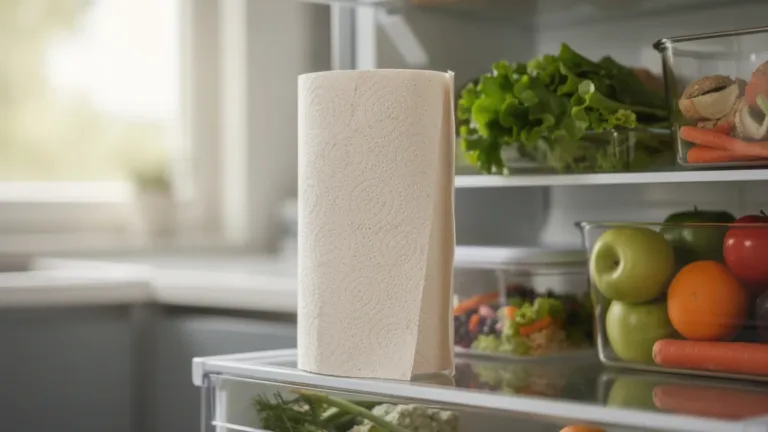 Geen plastic noch folie, deze papieren handdoek in de koelkast verandert alles