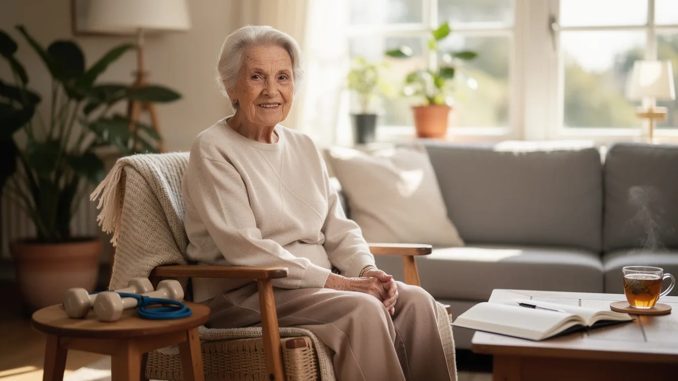 Geen verzorgingstehuis nodig? Deze routine houdt deze 100-jarige al jaren fit