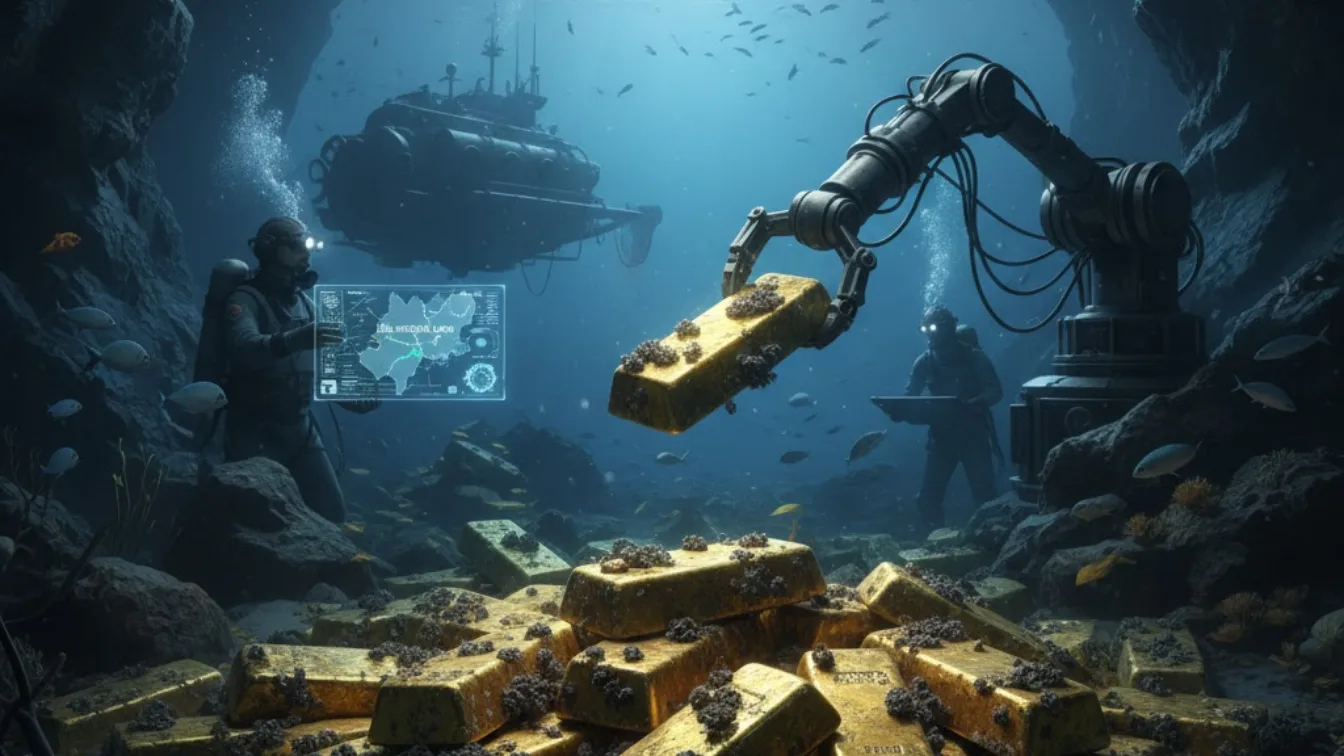 Geologen verbijsterd: enorme voorraad goudstaven op 1 km diepte herleid naar één specifiek land