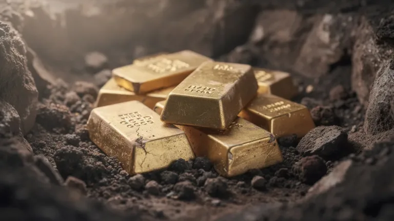 Goudstaven gevonden op 1 km diepte blijken allemaal afkomstig uit één specifiek land