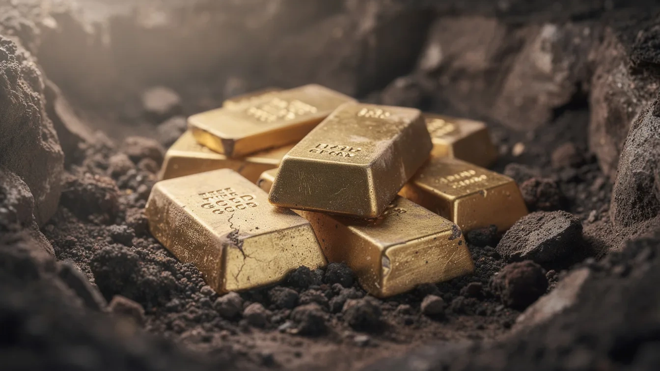 Goudstaven gevonden op 1 km diepte blijken allemaal afkomstig uit één specifiek land