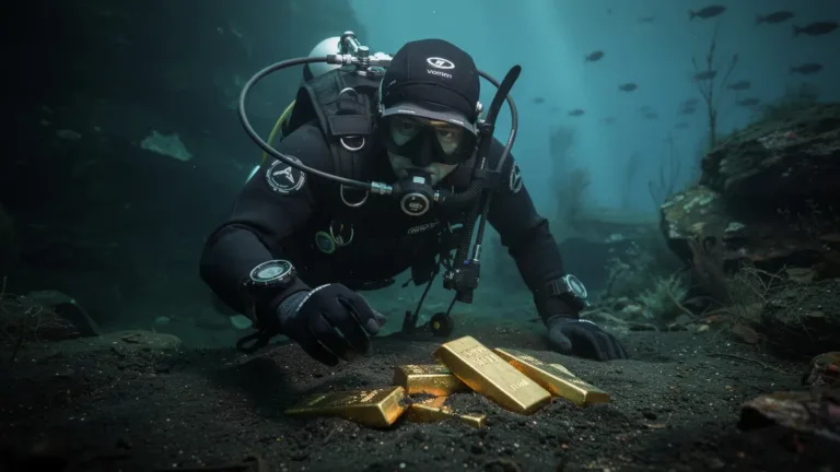 Goudstaven gevonden op meer dan een kilometer diepte leiden naar één onverwacht land