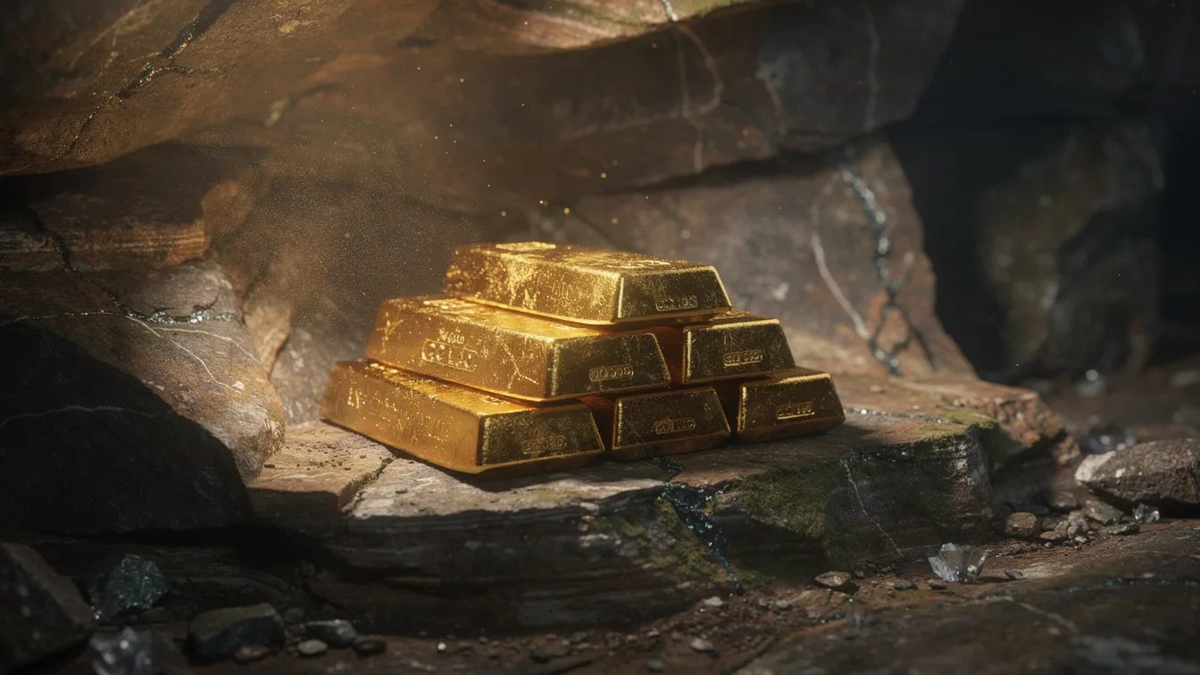 Verrassende herkomst van goudstaven gevonden op een diepte van één kilometer