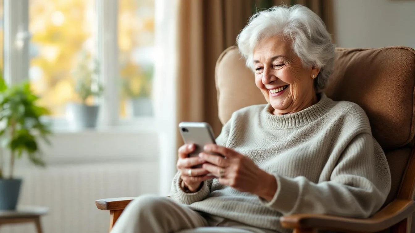 Hoe senioren hun smartphone echt gebruiken om contact te houden met familie