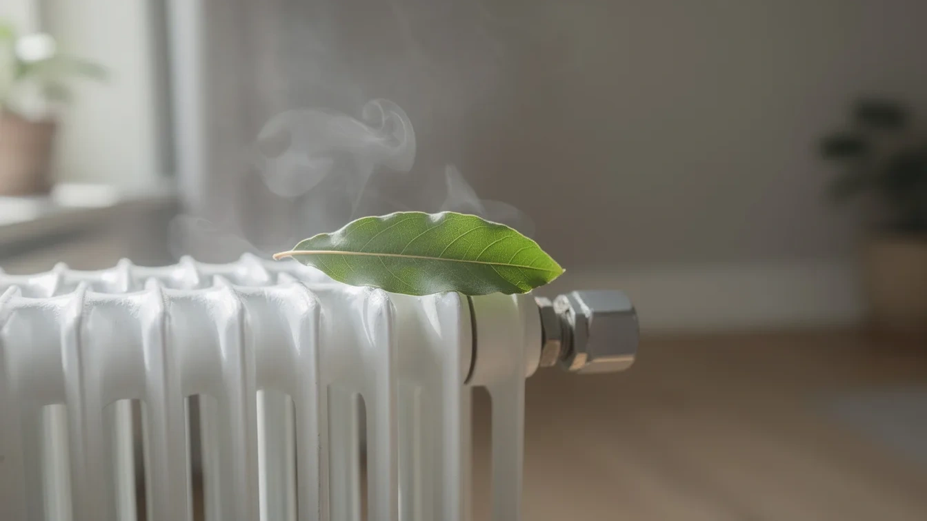 Ik legde dit laurierblad op mijn radiator, mijn hele huis ruikt nu heerlijk