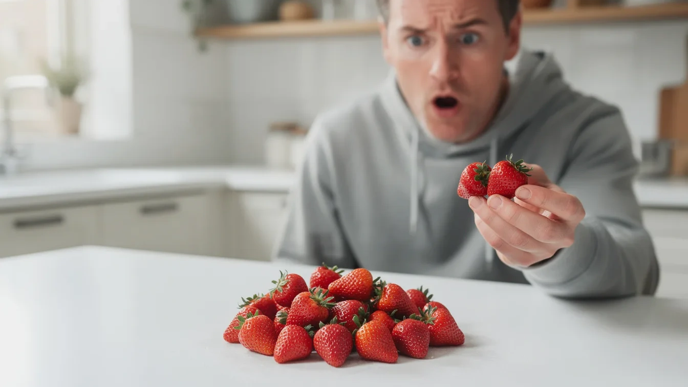 Ik probeerde deze methode om aardbeien te wassen: De resultaten over pesticiden waren schokkend