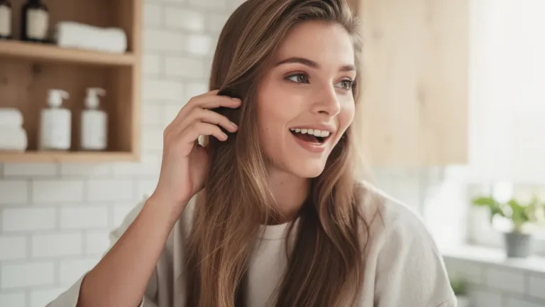 Ik waste mijn haar 2 weken met witte azijn, het resultaat is verbluffend