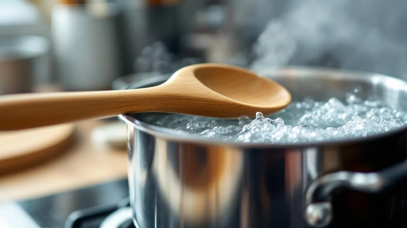 Keuken-hack: Waarom je een houten lepel over een pan met kokend water moet leggen