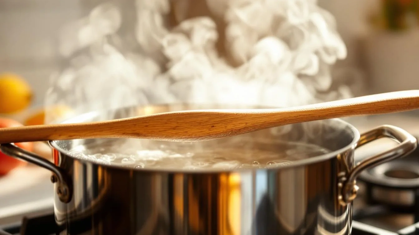 Keuken-hack: Waarom je een houten lepel over een pan met kokend water moet leggen