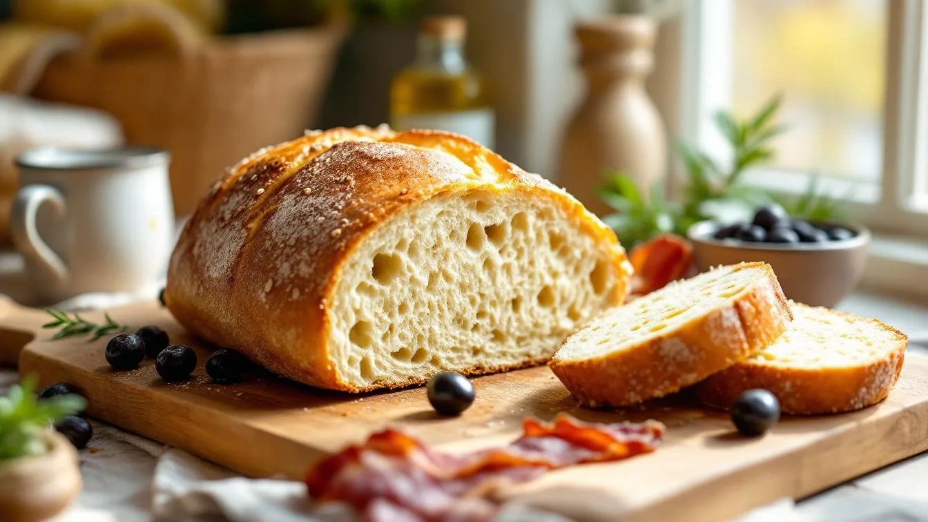 Keukengeheim: Waarom ik dit zachte brood met olijven en spek nu elke week bak