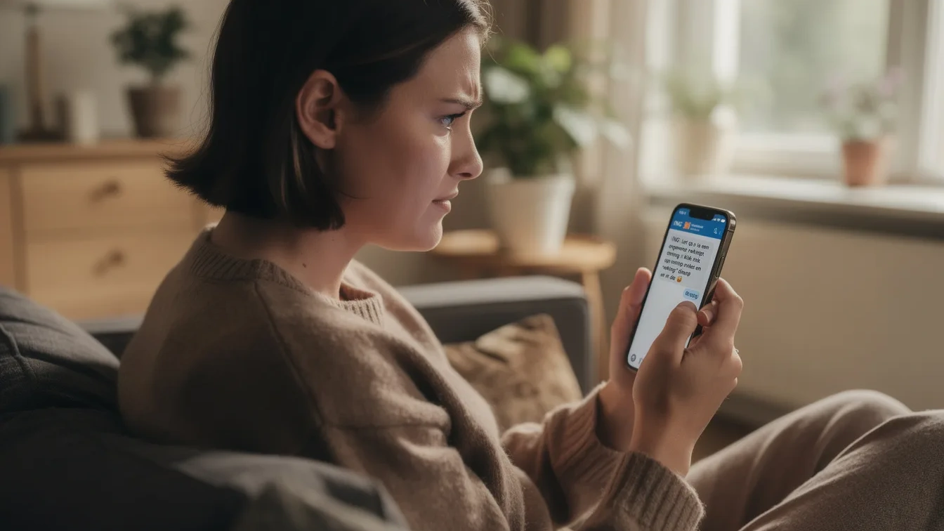 Krijg je deze sms van de bank? De subtiele spelfout die je bankrekening kan redden