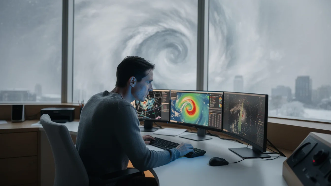 Meteorologen waarschuwen voor deze poolwerveling, de intensiteit is ongekend