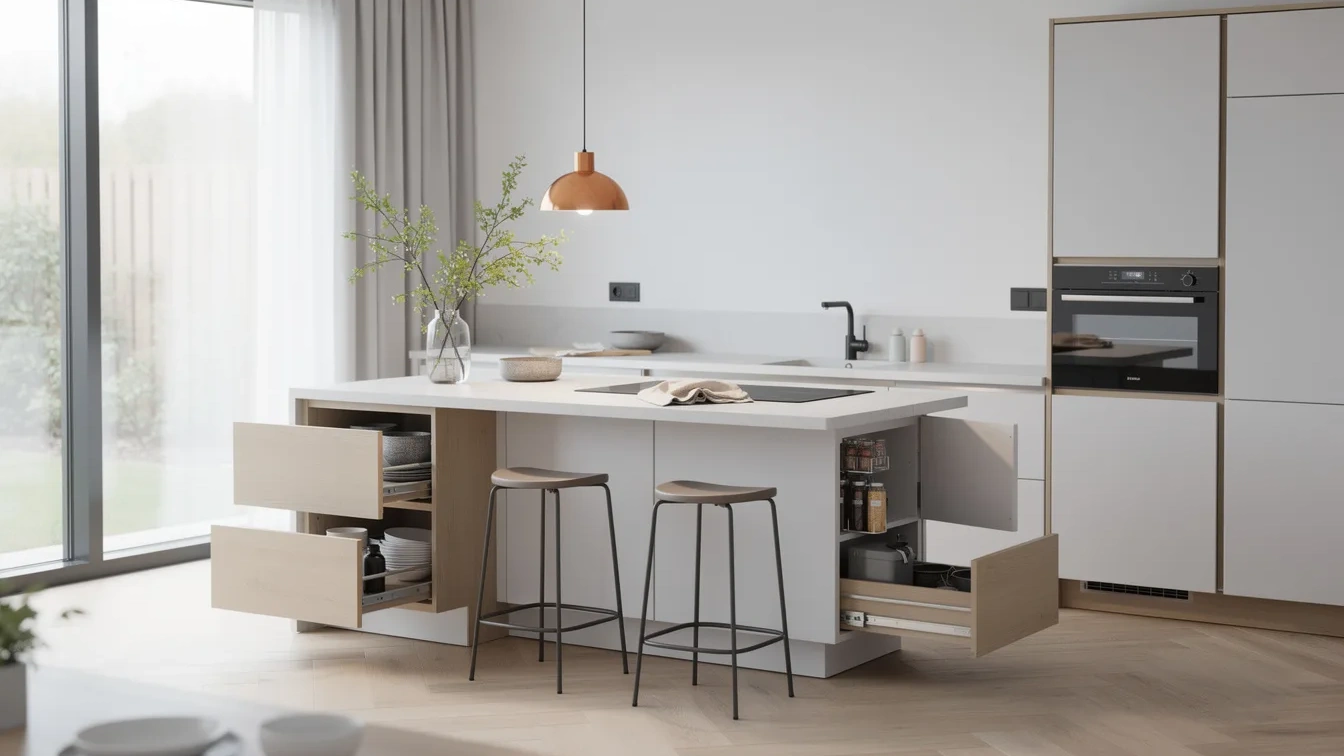 Moderne indelingen: Het keukendesign dat functioneler is dan een kookeiland