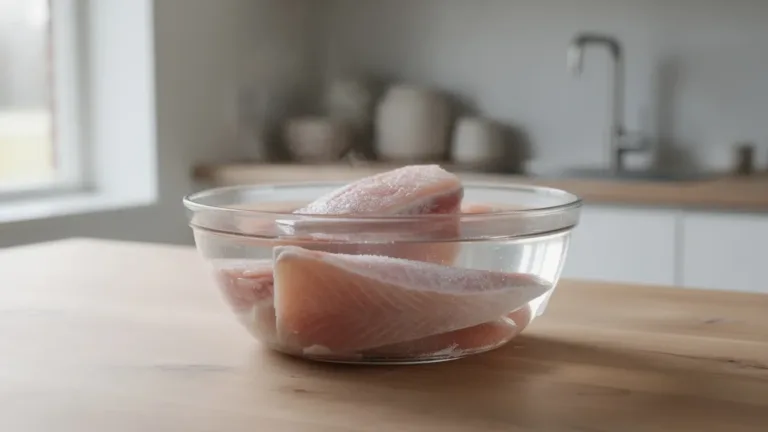 Niet in warm water, deze fout bij ontdooien vis maakt het gevaarlijk