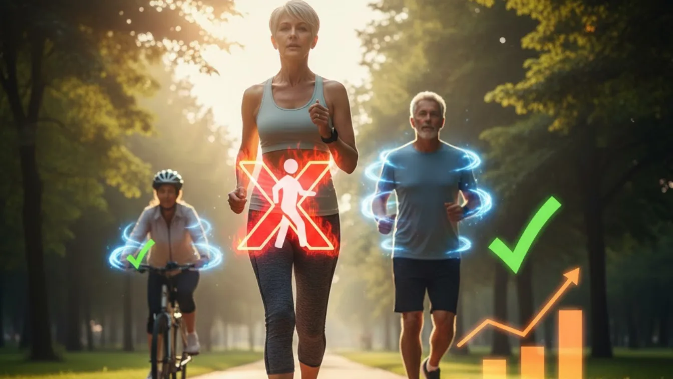 Niet joggen of fietsen: Waarom wandelen na je 60e anders moet voor vetverbranding (Update februari 2026)