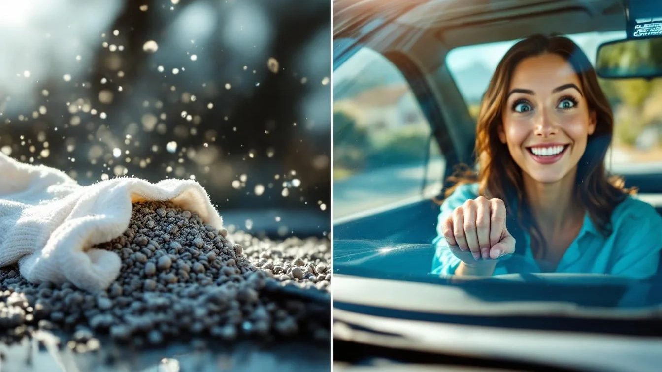 Nooit meer beslagen ruiten: De simpele truc met een oude sok and een beetje kattengrit