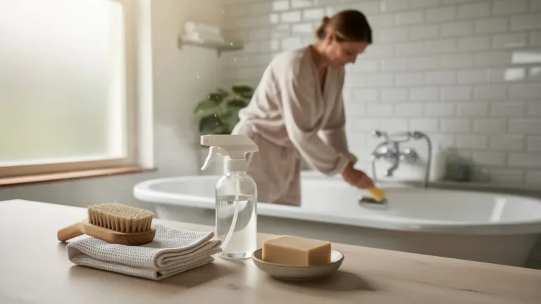Schone badkamers: De routine die werkt met items die je al hebt