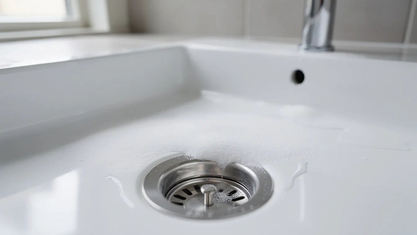 Sla de loodgieter over: Dit goedkope poeder ontstopt je afvoer binnen vijf minuten