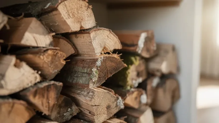 Sla het houthok over: Waarom brandhout binnen bewaren het onbruikbaar maakt