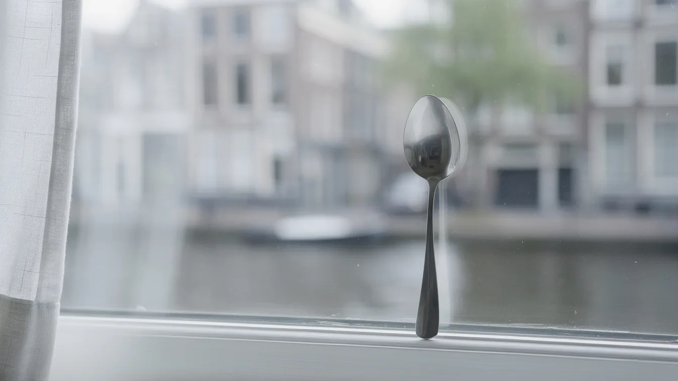 Streeploze ramen: De truc met één enkele lepel voor kristalhelder glas