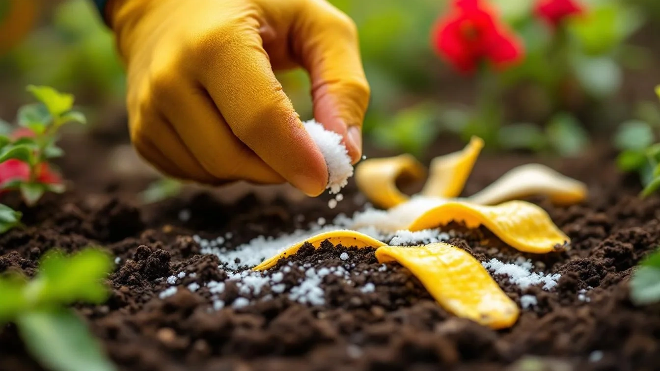 Tuinier onthult waarom een bananenschil en zout je tuin zullen verrassen