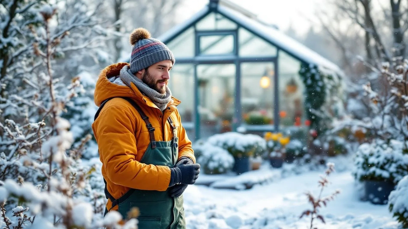 Tuinman onthult de methode waarmee je kas de hele winter sneeuwvrij blijft