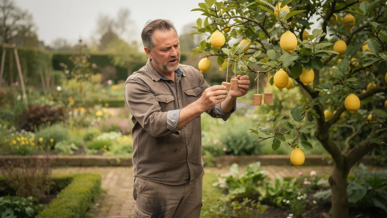 Tuinman onthult waarom je kurken aan je citroenboom moet hangen