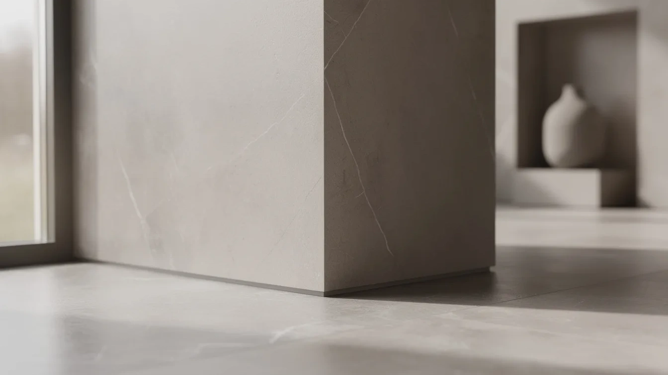 Verder dan microcement: Het nieuwe materiaal dat moderne interieurs overneemt