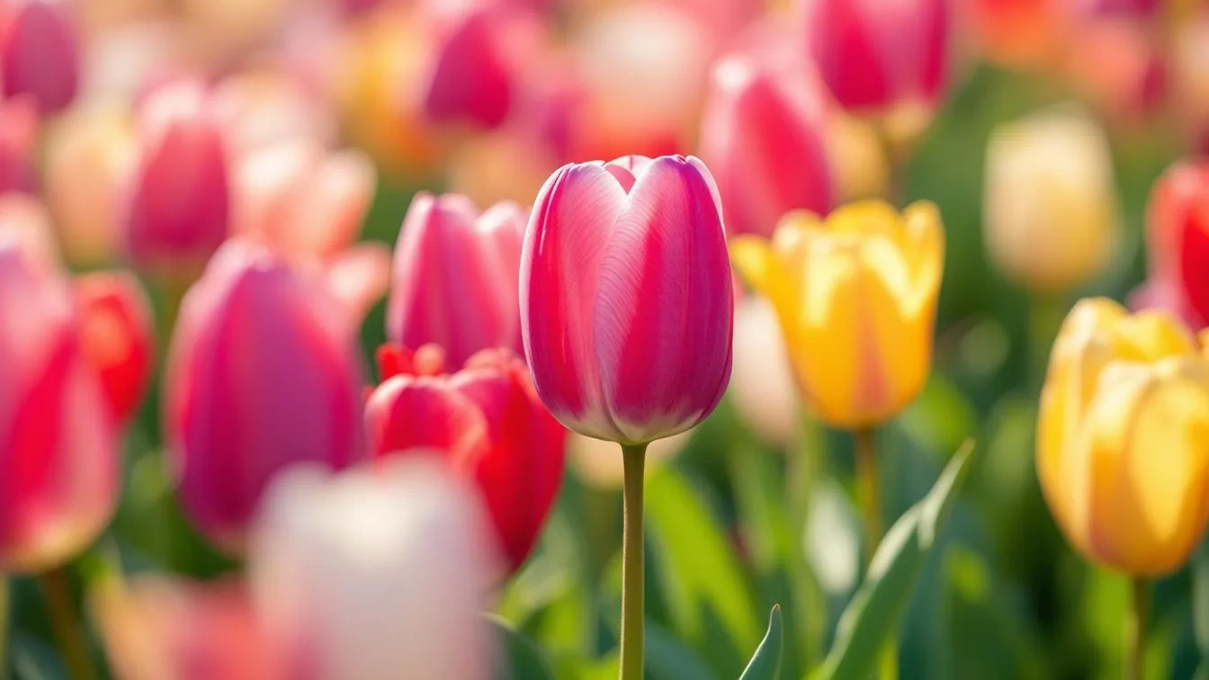 Vergeet de drukte van de Keukenhof: Deze tulpentuin in Demen is het verborgen pareltje