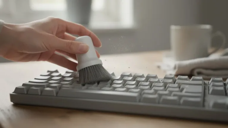 Vergeet keukenrol: Deze methode verwijdert toetsenbordvuil zonder schade