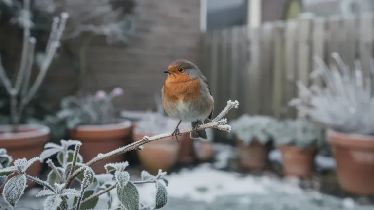Bird expert explains: Why robins never leave their garden, even in frost