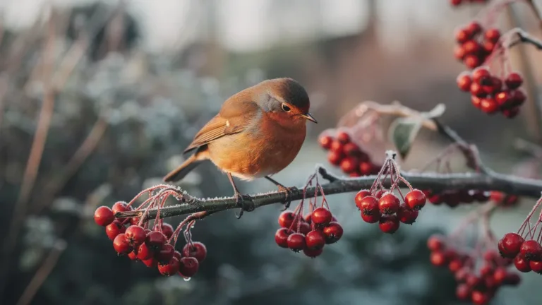 Vogelexperts waarschuwen voor de winterfruittruc die roodborstjes verslaafd maakt