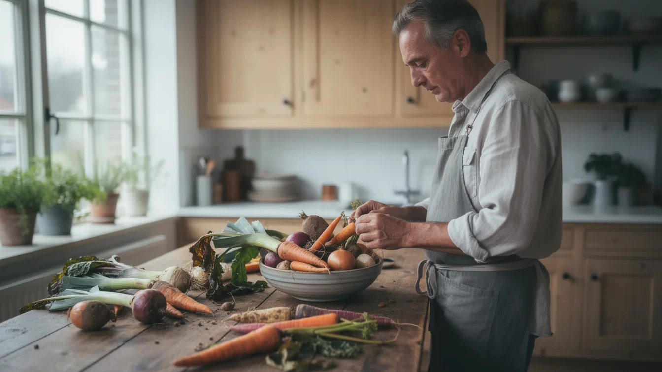Waarom Cyril Lignac altijd zijn oude groenten bewaart voor dit gerecht