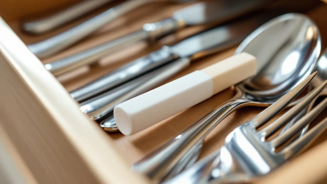 Waarom ervaren huisvrouwen altijd een krijtje in de bestekla leggen